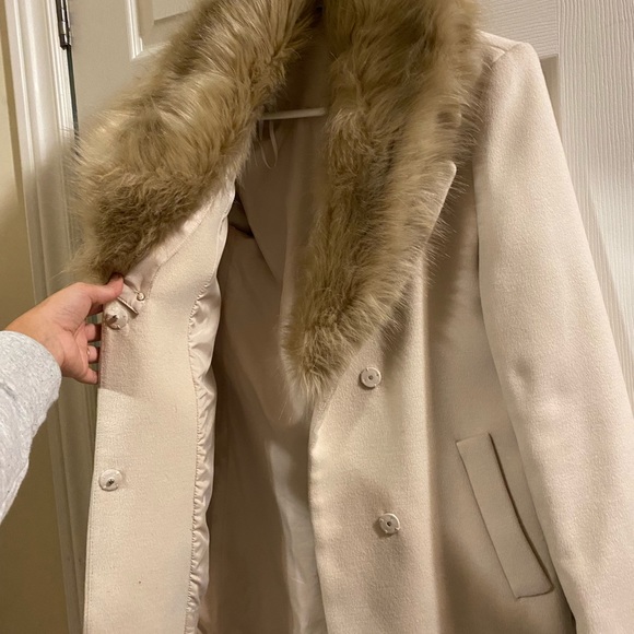 H&M Coat with Faux Fur - Picture 2 of 3